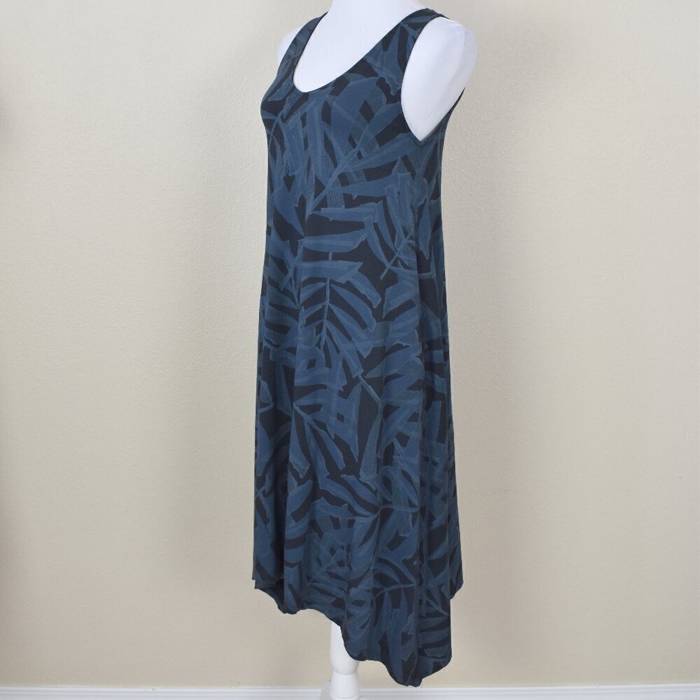 Fresh Produce Printed Tropical Asymmetrical Jersey Dress - S - Picture 4 of 9
